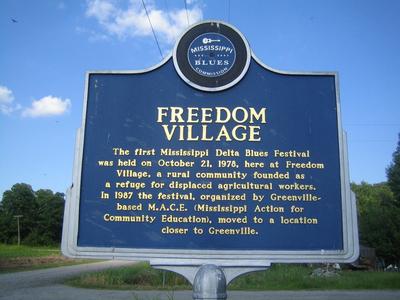 freedom road greenville ms historical marker